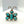 Load image into Gallery viewer, KINGMAN TURQUOISE ADJUSTABLE STERLING SILVER BUTTERFLY RING (LN 54)
