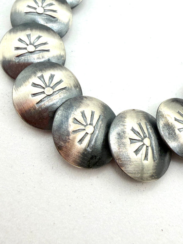 MARIETTA KELLYWOOD NATIVE HANDMADE PILLOWBEAD BRACELET 6.5"-8" (JR 170)