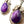 Load image into Gallery viewer, ABEL TOLEDO VINTAGE NATIVE HANDMADE SUGILITE CHAROITE FISHHOOK EARRINGS 3.5” (LL 75)
