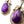 Load image into Gallery viewer, ABEL TOLEDO VINTAGE NATIVE HANDMADE SUGILITE CHAROITE FISHHOOK EARRINGS 3.5” (LL 75)
