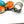 Load image into Gallery viewer, JUSTINE TSO NATIVE HANDMADE ORANGE SPINY OYSTER CLUSTER &amp; KINGMAN TURQUOISE PENDANT 3" (LL 28)
