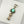 Load image into Gallery viewer, JUANITA MCDONALD LONG SONORAN GOLD TURQUOISE NATIVE HANDMADE BLOSSOM PENDANT 2 3/4" (LN 51)
