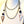 Load image into Gallery viewer, ROSARY CHAIN FACETED LABRADORITE WITH LAPIS PEARLS &amp; SELENITE ACCENT ARROW STATEMENT NECKLACE 60” (MW 482)
