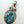 Load image into Gallery viewer, BENNIE RATION ITHACA PEAK TURQUOISE NATIVE HANDMADE SS MAIDEN PENDANT 2.5”  (LN 46)
