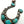 Load image into Gallery viewer, MINE 8 TURQUOISE HORSESHOE STATEMENT PENDANT 3.5" (LL 11)
