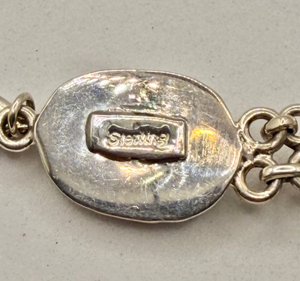 STATEMENT SS BISBEE TURQUOISE BRACELET 7-8" (LL 37)