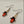 Load image into Gallery viewer, MED CORAL VINTAGE BLOSSOM EARRINGS (LL 39)
