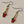 Load image into Gallery viewer, MED CORAL VINTAGE BLOSSOM EARRINGS (LL 39)
