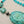 Load image into Gallery viewer, BISBEE TURQUOISE &amp; SAUCER PEARLS AQUAMARINE NECKLACE 24"(LL 43)

