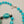Load image into Gallery viewer, BISBEE TURQUOISE &amp; SAUCER PEARLS AQUAMARINE NECKLACE 24"(LL 43)
