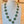 Load image into Gallery viewer, TONY YAZZIE NATIVE HANDMADE KINGMAN TURQUOISE BIG CLUSTER NECKLACE STERLING SILVER 20-26" (LL 47)

