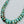 Load image into Gallery viewer, ALL MINE 8 TURQUOISE STATEMENT BEADED NECKLACE 21" (LL 52)
