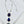 Load image into Gallery viewer, MULTISTONES AMETHYST CHALCEDONY &amp; MOONSTONE SS DROP NECKLACE (JR 163)
