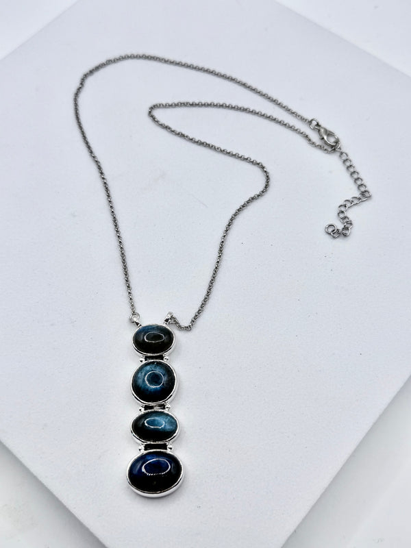 GRADE A LAB DROP NECKLACE 18-20" (JR 166)