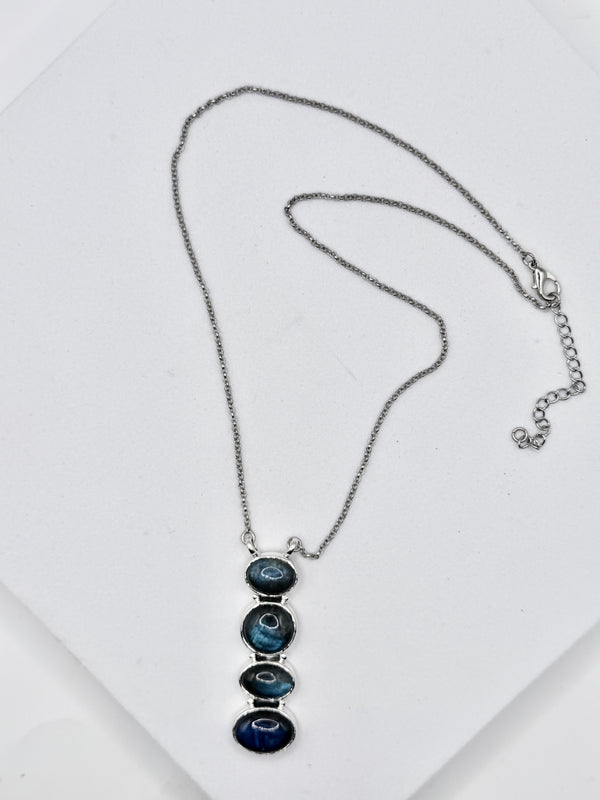 GRADE A LAB DROP NECKLACE 18-20" (JR 166)