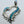 Load image into Gallery viewer, NATIVE HANDMADE BLUE SPIDER OPAL HEART PENDANT BY LMN (ELW 20)
