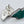 Load image into Gallery viewer, ROYSTON TURQUOISE LIGHTNING BOLT POST BACK EARRINGS (ELW 21)
