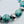Load image into Gallery viewer, KINGMAN TURQUOISE &amp; FLUTTED PEARLS STRETCH BRACELET (CO 137)
