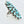 Load image into Gallery viewer, JUSTINA WILSON KINGMAN TURQUOISE CLUSTER NATIVE HANDMADE RINGS (PN 24)
