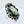 Load image into Gallery viewer, JOLENE BEGAY RED MOUNTAIN &amp; HUBEI TURQUOISE CLUSTER RING SIZE 9.5" (PN 17)
