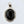 Load image into Gallery viewer, DINE BEGAY NATIVE HANDMADE BLACK ONYX OVAL PENDANT (PN 21)
