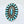 Load image into Gallery viewer, JUSTINA WILSON NATIVE HANDMADE BLUE RIDGE TURQUOISE CLUSTER RING SIZE 8 (PN 5)
