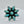 Load image into Gallery viewer, KINGMAN TURQUOISE SS CLUSTER ADJ STATEMENT RING (CG 7)
