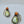 Load image into Gallery viewer, PALOMINO VERASCITE &amp; ORANGE SPINY OYSTER POST BACK SS EARRINGS (CG 01)
