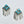 Load image into Gallery viewer, JUSTINA WILSON NAVAJO SLEEPING BEAUTY TURQUOISE NATIVE HANDMADE POST BACK DANGLE EARRINGS(NP 40)
