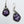 Load image into Gallery viewer, AMETHYST DOUBLET STERLING SILVER FISHHOOK FLOWER EARRINGS (LL 69)
