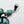 Load image into Gallery viewer, STERLING SILVER KINGMAN TURQUOISE CLUSTER CHARM PENDANT 1.5" (LL 71)
