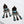 Load image into Gallery viewer, VINTAGE TAXCO SILVER SLEEPING BEAUTY TURQUOISE CORAL &amp; AMETHYST EARRINGS (LL 61)
