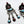 Load image into Gallery viewer, VINTAGE TAXCO SILVER SLEEPING BEAUTY TURQUOISE CORAL &amp; AMETHYST EARRINGS (LL 61)
