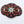 Load image into Gallery viewer, NATIVE CHEROKEE SEED-BEAD FLORAL BARRETTE WITH LEATHER BACKING 4x2.5" (LL 63)
