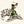 Load image into Gallery viewer, NATIVE HANDMADE SONORAN GOLD TURQUOISE ZUNI BEAR PENDANT (LA 36)
