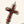 Load image into Gallery viewer, MED CORAL CROSS PENDANT ZUNI HANDMADE BY G&amp;L LEEKITY (LA 37)
