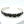 Load image into Gallery viewer, NATIVE HANDMADE BLACK ONYX ADJUSTABLE CUFF STAMPED BY RC (LA 68)
