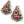 Load image into Gallery viewer, NATIVE HANDMADE CORAL STATEMENT POST BACK EARRINGS (LA 77)
