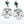 Load image into Gallery viewer, TIM YAZZIE NATIVE HANDMADE SLEEPING BEAUTY TURQUOISE EARRINGS (LA 53)
