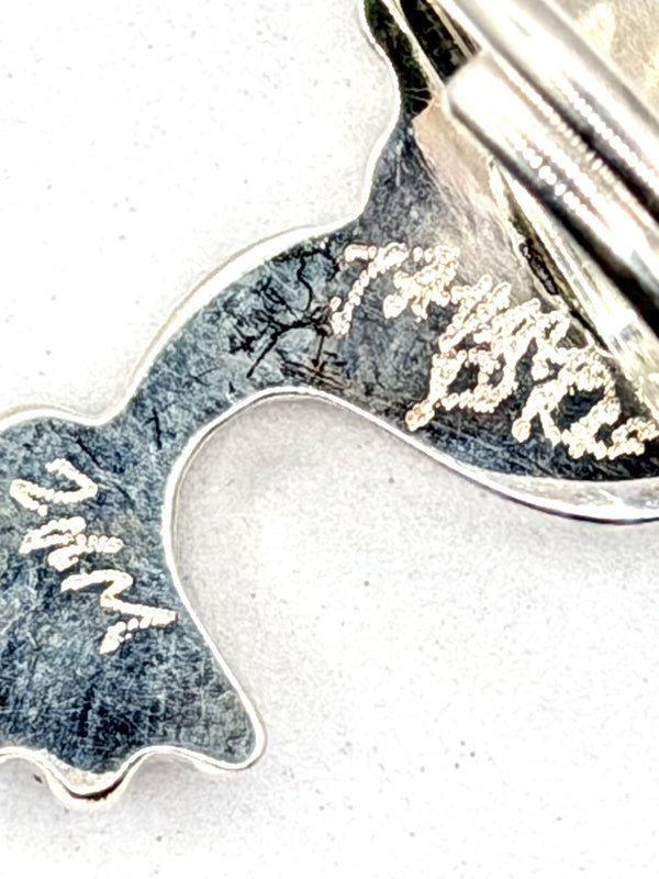 TAMARA PINO INLAY HUMMINGBIRD ADJ RING (LA 60)