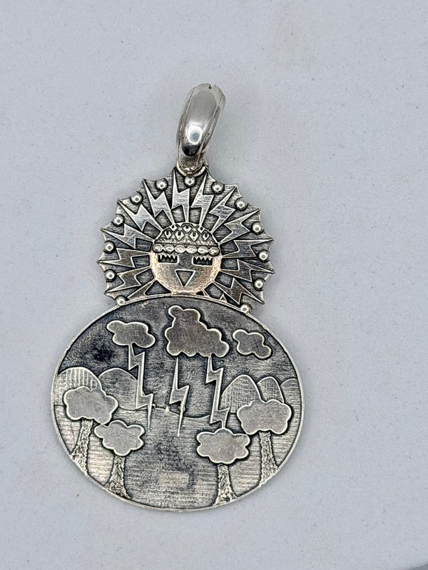 STERLING SILVER MAIDEN PENDANT (JR 132)