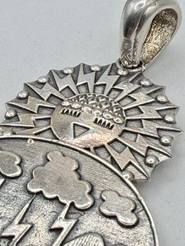 STERLING SILVER MAIDEN PENDANT (JR 132)
