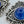 Load image into Gallery viewer, BLUE CHALCEDONY SS EVIL EYES POST BACK EARRINGS (JR 148)
