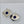 Load image into Gallery viewer, BLUE CHALCEDONY SS EVIL EYES POST BACK EARRINGS (JR 148)
