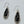 Load image into Gallery viewer, BLACK ONYX STERLING SILVER DROP FISHHOOK EARRINGS (JR 153)
