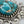 Load image into Gallery viewer, SPINY TURQUOISE SS ADJUSTABLE BRACELET 6-7" (JR 158)
