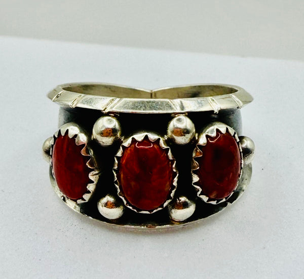 REED CHARLEY NATIVE HANDMADE MULTISTONES CLUSTER RINGS (LA 74)