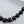 Load image into Gallery viewer, GRADUATED BLACK ONYX PEARLS ADJUSTABLE STERLNG SILVER NECKLACE (CO 148)
