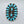 Load image into Gallery viewer, SLEEPING BEAUTY TURQUOISE CLUSTER VINTAGE STERLING SILVER RING SIZE 10" (CO 149)
