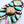 Load image into Gallery viewer, BOULDER RIBBON TURQUOISE &amp; COTTON CANDY SS TURQUOISE CLUSTER PENDANT 3 1/4" (CG 14)
